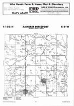 Amherst Township, Henry Town Directory Map, Fillmore County 2006